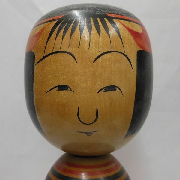 02:KOKESHI 伝統郷土工芸品 高さ約45cm程度　1点ものこけし 系譜：土湯　人形玩具お安くどうぞ