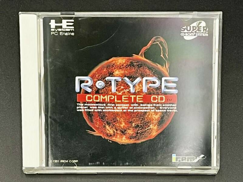 R-TYPE COMPLETE CD アールタイプ コンプリートCD HE system SUPER CD-ROM2 SYSTEM アイレム ICCD1001 PCエンジン