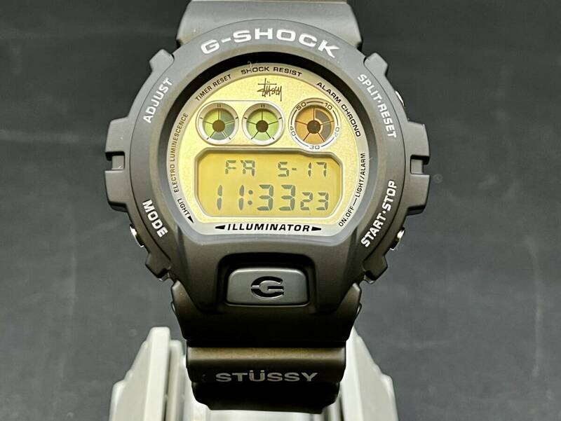 【未使用】G-SHOCK STUSSY 35周年 記念 限定 コラボ DW-6900STF-1JR 三つ目 ステューシー Gショック CASIO カシオ 希少 コラボレーション