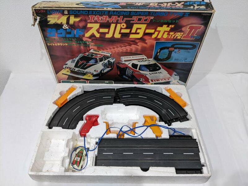 【416】スーパーターボ トンネルセット ライト＆サウンド エキサイトレーシング バンダイ レトロ ホビー 玩具 おもちゃ