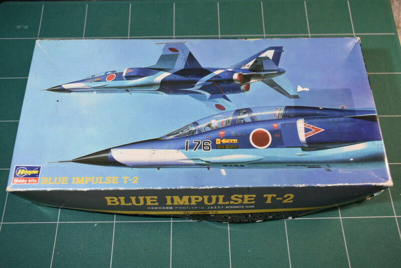 Qm971 絶版 1992年製 vtg hasegawa 1:72 JASDF Blue Impulse T-2 航空自衛隊 ブルーインパルス 60size