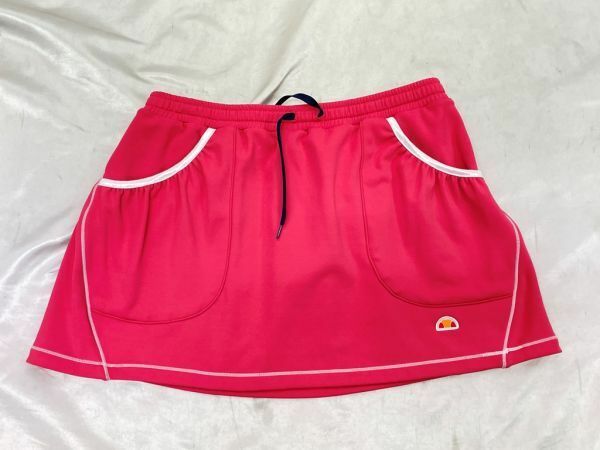 r1_7350ｗ ★定形外 配送★ ellesse エレッセ テニスウェア テニススコート ピンク Mサイズ