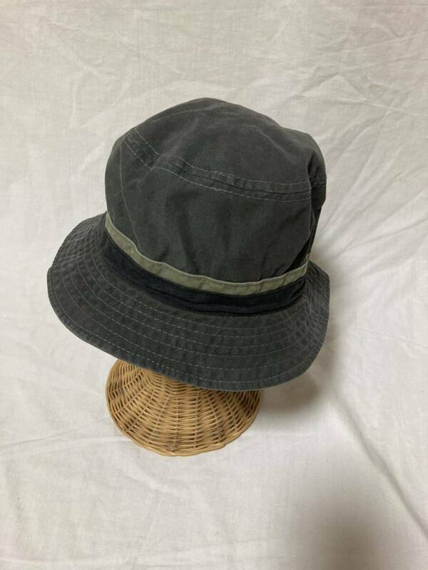 綿１００％　フリーサイズ　小さ目　グレーハット　男女兼用　 帽子・ソフト帽