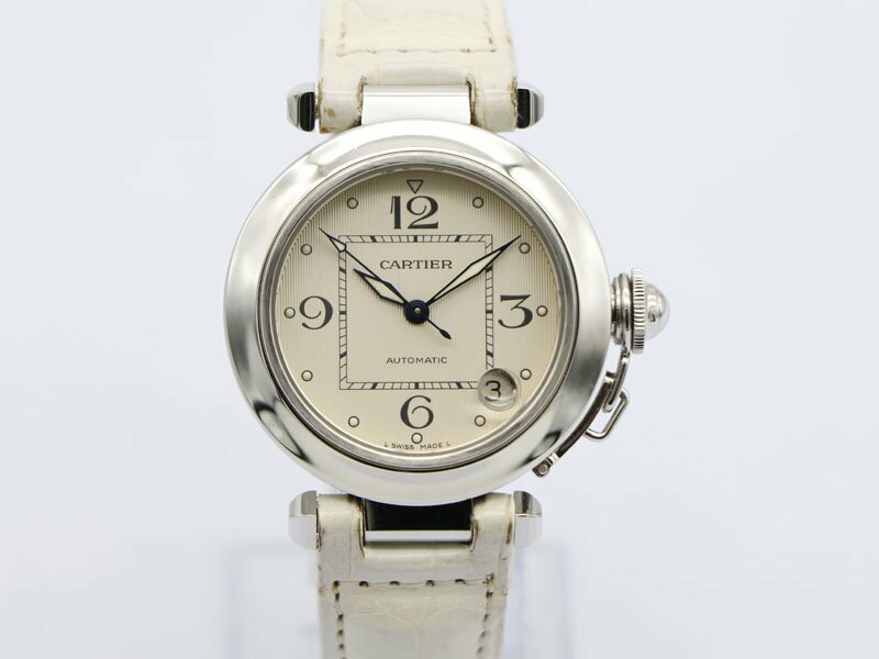 【 カルティエ CARTIER 】 腕時計 W3106199 パシャC 2324 SS デイト 自動巻 ボーイズ 箱 保 新着 02201-0