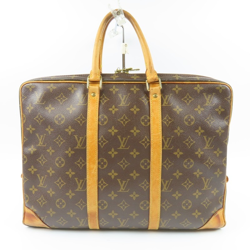 42084★1円スタート★LOUIS VUITTON ルイヴィトン 中極美品 ヴォワヤージュ ビジネスバッグ ベタ無 モノグラム ブリーフケース