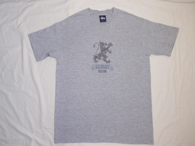 90'S USA製 紺タグ オールド ステューシー ライオン グラフィック Tシャツ / 90年代 ヴィンテージ STUSSY