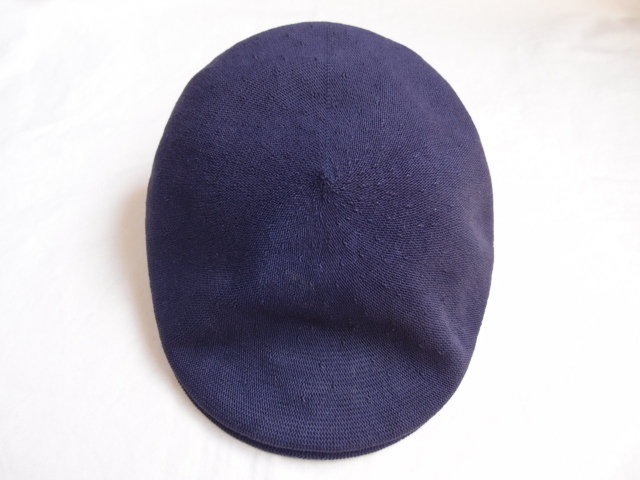 イギリス製 KANGOL メッシュ ハンチング ネイビー Mサイズ / UK製 カンゴール ベレー帽