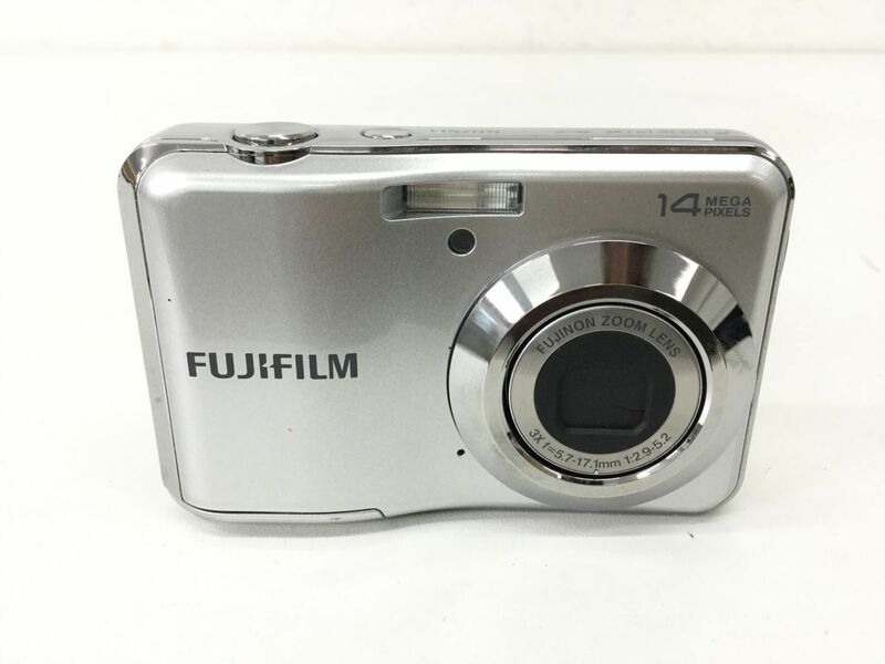 ●営SA834-60　FUJIFILM　富士フイルム　FINEPIX AV180 シルバー コンパクトデジタルカメラ