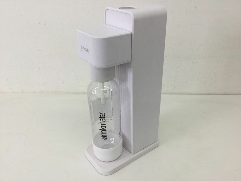 ●営KZ974-100　drinkmate　ドリンクメイト　炭酸水メーカー　専用ボトル Lサイズ ホワイト