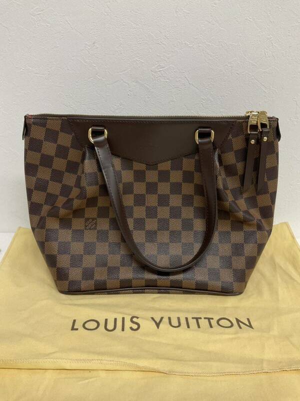 営YY028-60◆ 【美品】LOUIS VUITTON ／ルイヴィトン ウエスト ミンスター ダミエ 肩掛けトートバッグ 