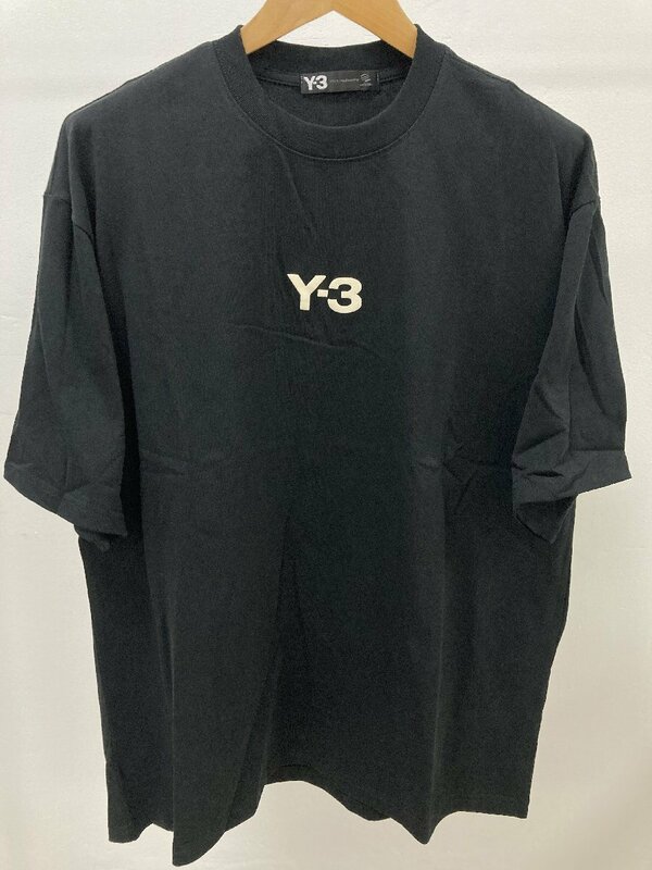 YOHJI YAMAMOTO Y-3 LOGO T-Shirt 半袖 Tシャツ ブラック M 中古 TN 1