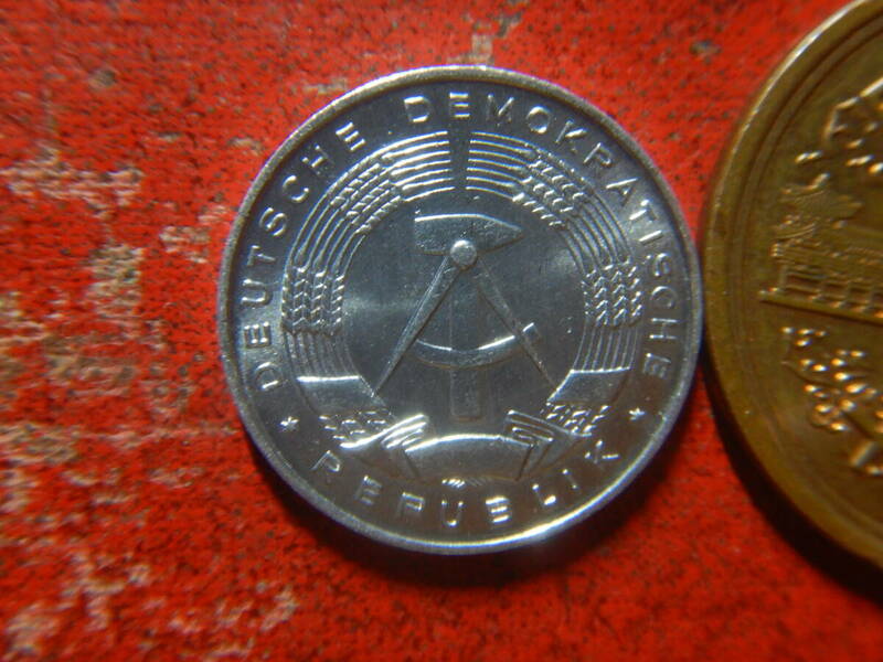 外国・東ドイツ／１ペニヒ・アルミニウム貨（1968年A）　240531