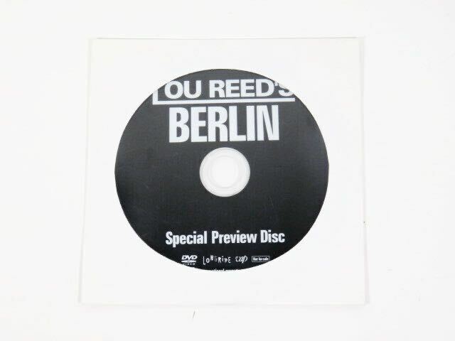 LOU REED'S ルー・リード BERLIN Special Preview Disc