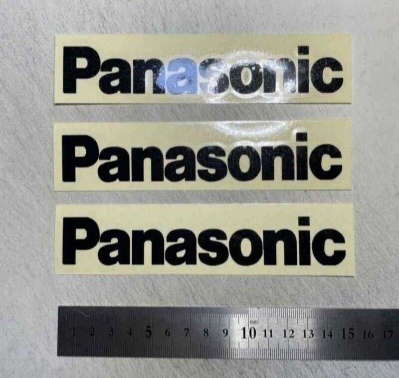 パナソニック　Panasonic 切り文字ステッカー　カッティングステッカー　防水仕様　ドレスアップ　カスタム