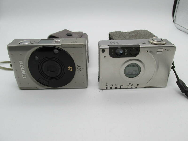 キャノン IXY ＆IXY320　フィルムカメラ Canon カメラ 　通電・動作確認済み（シャッター・ストロボ・ズーム）現状品　２台セット