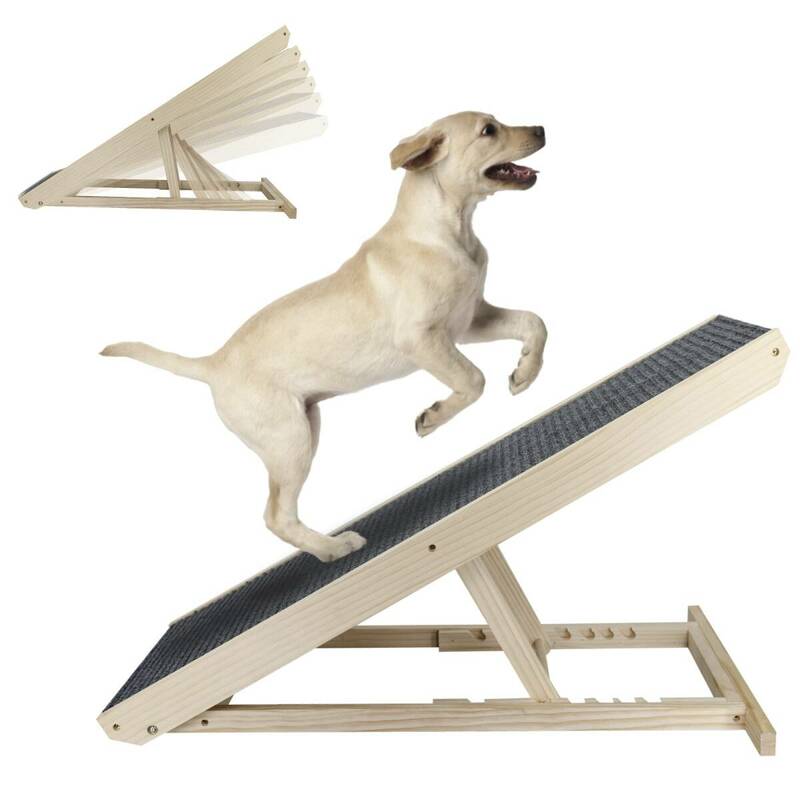 ☆犬用安全スロープ 滑り止め ステップ 高品質 安全設計 操作簡単 3選択可能
