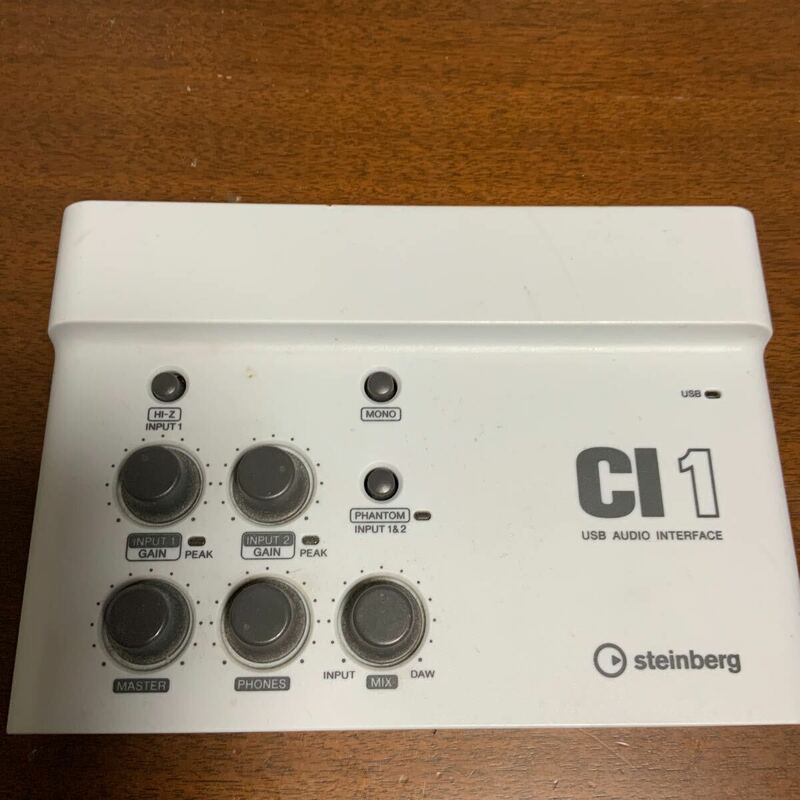 YAMAHA / steinberg CI1 USB オーディオインターフェース 動作品