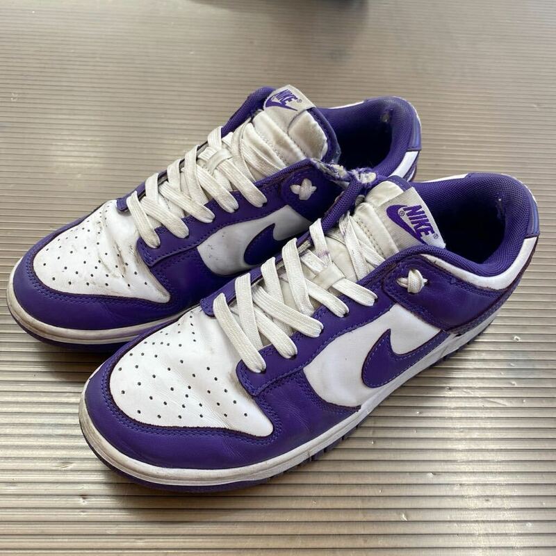 【サイズ26.0㎝】NIKE ナイキ DD1391-104 Dunk Low Retro Championship Court Purple パープル ダンクロー 紫白