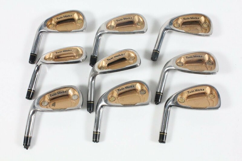 HONMA AP502 ? Twin Marks アイアン 3星 ヘッドのみ 9本セット 10番欠品 左利き レフティ ホンマ 本間 ツイン マークス 【ジャンク品】