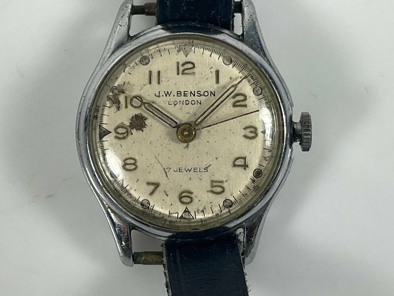 J.W.BENSON LONDON 手巻き メンズ 腕時計 17石 英国 J.W.ベンソン ロンドン 【現状品】