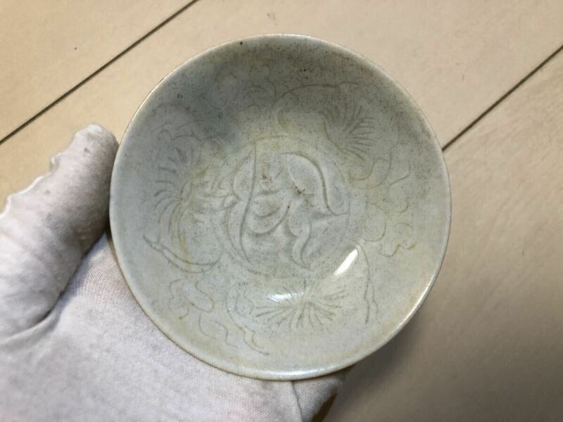 宋 青磁 皿　染付 時代物　中国美術　骨董品 唐物