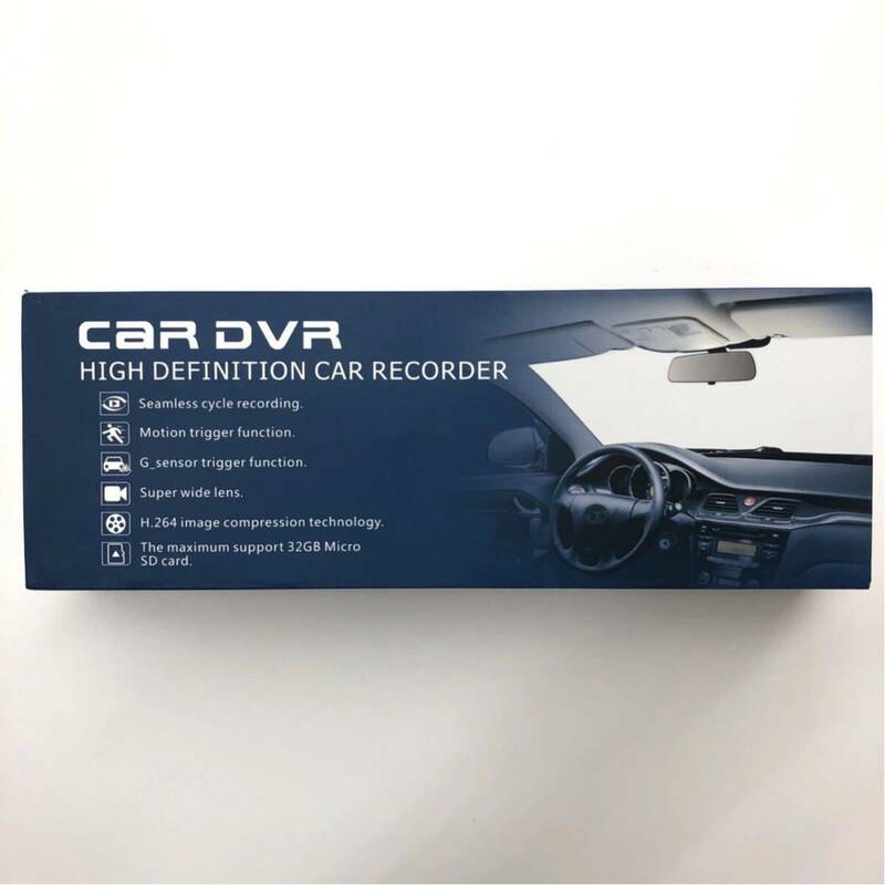 【新品】CAR DVR ドライブレコーダー ミラー一体型 高画質 安全 予防 車用 高性能　シガーソケット　ドラレコ 