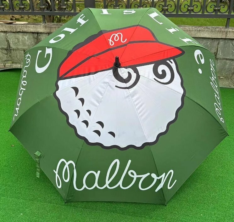 新品未使用　ゴルフ傘　傘　雨傘　マルボン　グリーン malbon　gf5