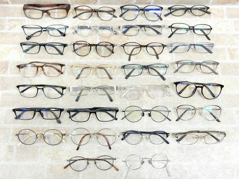 Zoff ゾフ/JINS ジンズ ムーミンコラボあり 眼鏡フレーム/メガネ/アイウェア 30本セット 【g432y1】