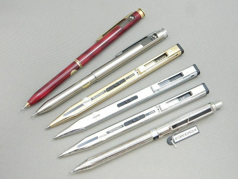 三菱鉛筆 PENTIMER ペンタイマー / GRANDPRIX ボールペン/シャープペンシル 6本セット/ジャンク品 【7825y1】