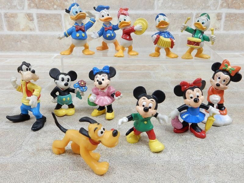 ディズニー BULLYLAND ミッキーマウス/ミニーマウス/ドナルド など PVCフィギュア セット 【7379y1】