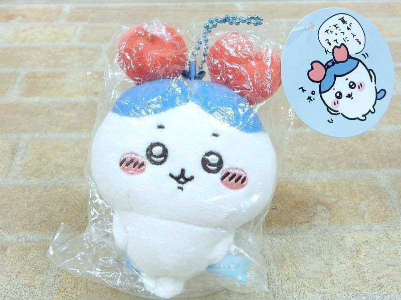 未開封品! ちいかわ カニなハチワレ マスコット / ぬいぐるみキーホルダー タグ付き 【8041y1】