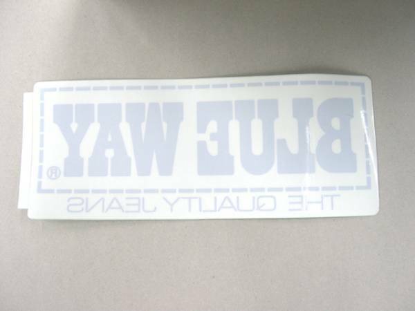 ♪新品♪ステッカー④ブルーウェイ B ★裏文字★BLUE WAY 検Levis