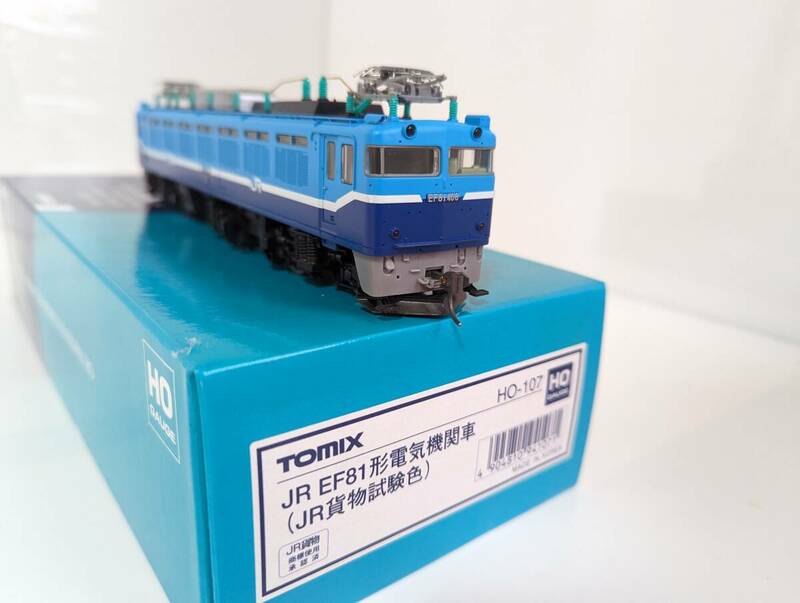 美品 動作確認済み 0515Ｔ HO-107 JR EF81形 電気機関車 (JR貨物試験色) ＨＯゲージ 鉄道模型 トミックス トミーテック TOMIX