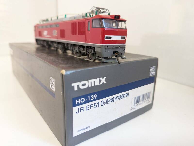 美品 動作確認済み 0525T HOゲージ HO-139 JR EF510 0形 電気機関車鉄道模型 トミックス トミーテック TOMIX