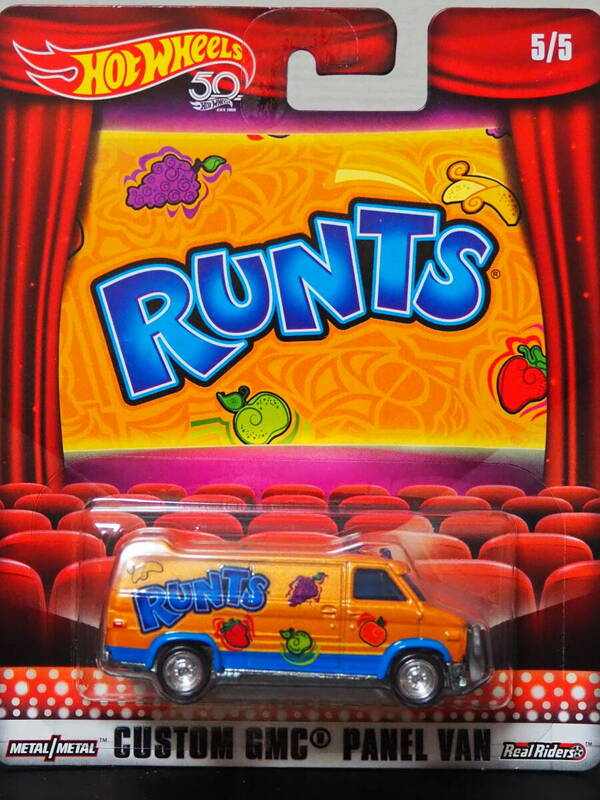 HOTWHeeLs GMC PANEL VAN RUNTS パネルバン ミニカー Nestle Wonka Candy Runts ネスレ ウォンカ キャンディー 限定LIMITED ホットウィール
