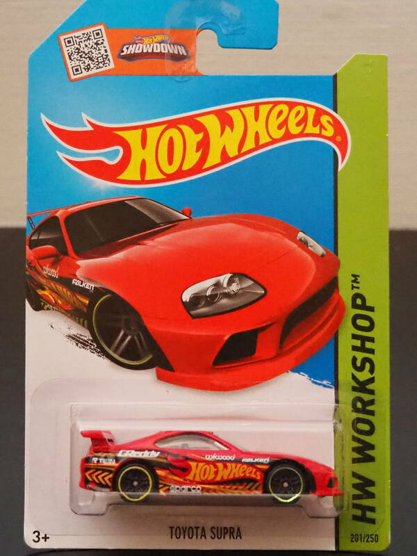 ホットウィール TOYOTA SUPRA JZA80トヨタ スープラ ミニカー ドリフト　仕様 GReddy FALKEN TOYOTA × HOT WHeeLs RACING