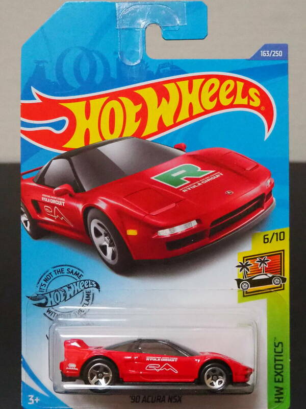 HOT WHeeLs 1994 RYU ASADA NSX 赤 ホンダ NSXミニカー リュウ アサダ 実車 ペースカー 仕様 鈴鹿サーキットロゴ ホットウィール