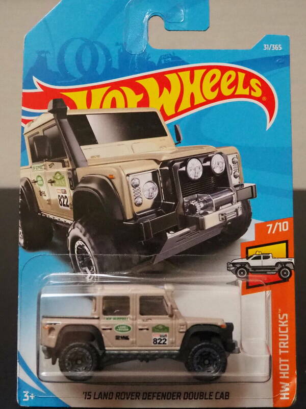 HOT WHeeLs LAND ROVER DEFENDER DOUBLE CAB ランドローバー ミニカー ディフェンダー Dmitriy Shakhmatov SHAK PICKUP ホットウィール