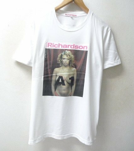 ◆Richardson リチャードソン ガール　フォト Tシャツ 白 サイズ3 美