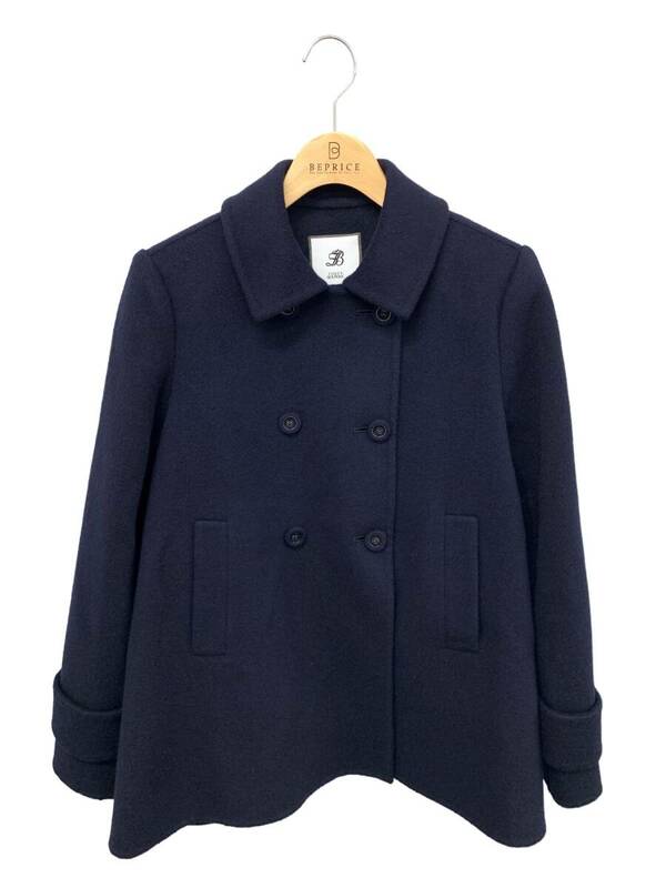 フォクシーブティック Coat Delancey 43702 ショートコート 38 ネイビー IT0NCKSNL9MO