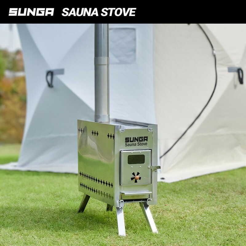 SUNGA サウナストーブ ロウリュ サウナ 専用ストーブ テントサウナ 薪ストーブ サウナストーン 対応 割り石 焼き石