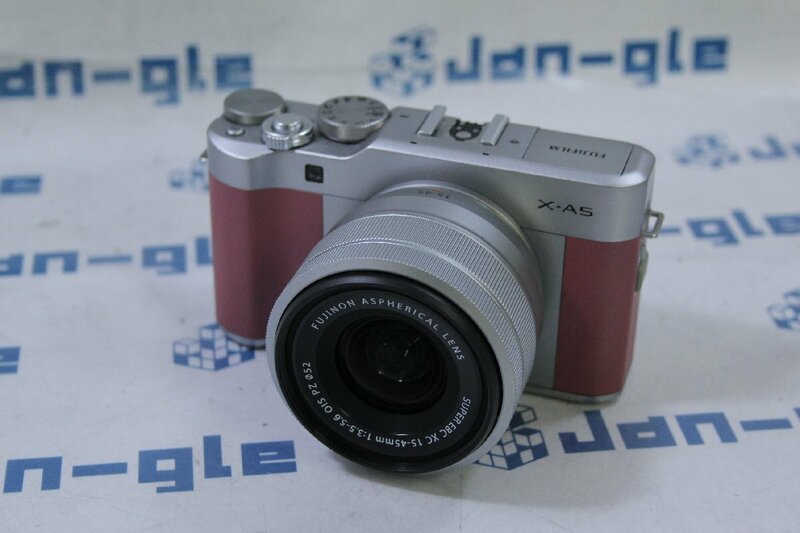 関西 美品 FUJIFILM X-A5 レンズキット XC15-45mmF3.5-5.6 OIS PZ 格安スタート！□ 自撮りもできるミラーレスデジタルカメラ J499129 O