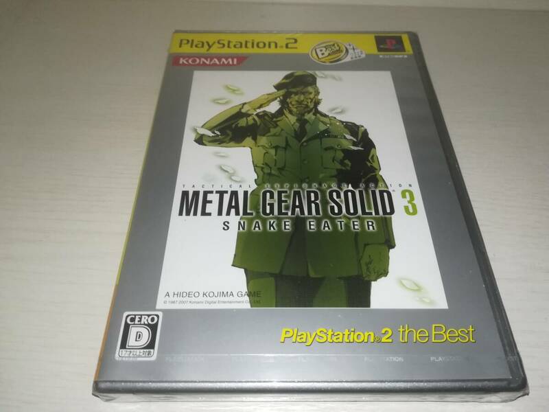 PS2 新品未開封 METAL GEAR SOLID 3 SNAKE EATER メタルギア ソリッド 3 PlayStation2 the Best