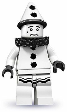 LEGO　Sad Clown　レゴブロック ミニフィギュアシリーズディズニー廃盤品