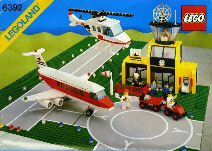 レア入手困難★LEGO 6392　レゴブロック街シリーズ空港廃盤品