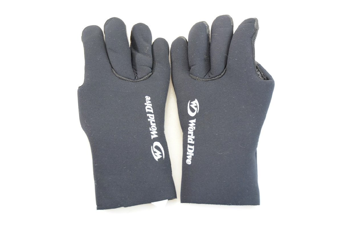 WorldDive ダイビング用 ウィンターグローブ 5mm Mサイズ [Glove-240430MR2]