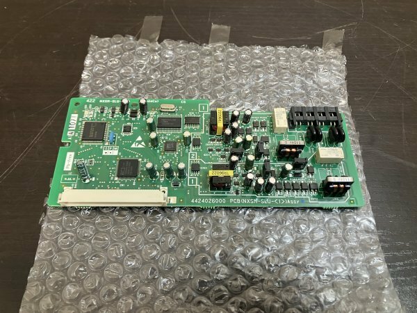 4190 NTT エヌ・ティ・ティ ビジネスフォンユニット NXSM-2IDSICOU- デジタル局線ユニット 中古 動作品取外し 千葉県船橋市三咲