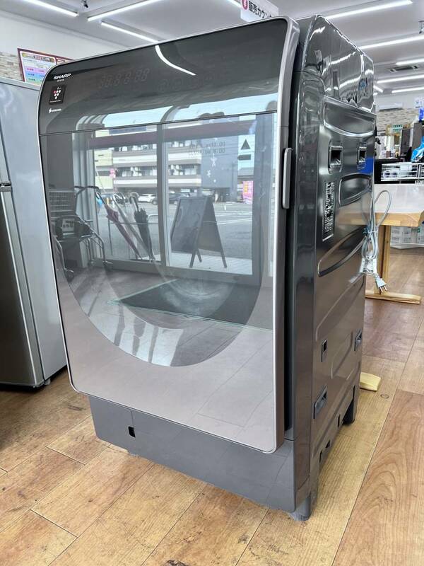 ※店頭引き取り限定 未使用品 シャープ SHARP ドラム式電気洗濯乾燥機 ES-X11A-TL 22年製 脱水11kg：乾燥6kg 管240203 BRARRR