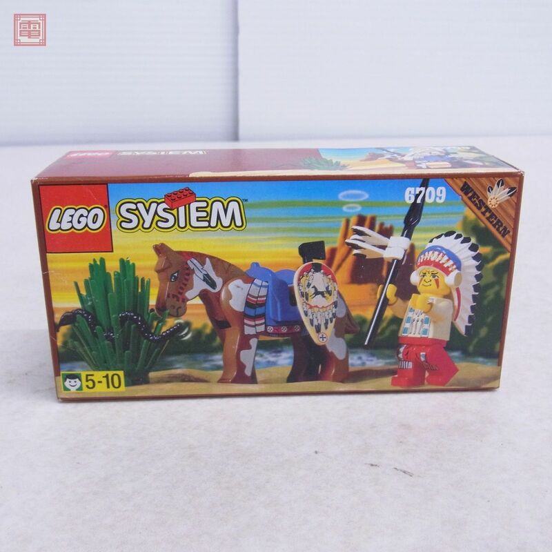 未開封 レゴ システム 6709 インディアンの酋長 ウエスタンシリーズ LEGO SYSTEM WESTERN【10