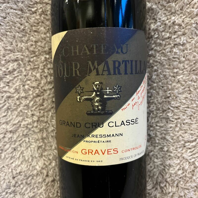 Chteau La Tour Martillac GRAND CRU CLASSE 1960 シャトー・ラ・トゥール・マルティヤック・グランクリュクラッセ